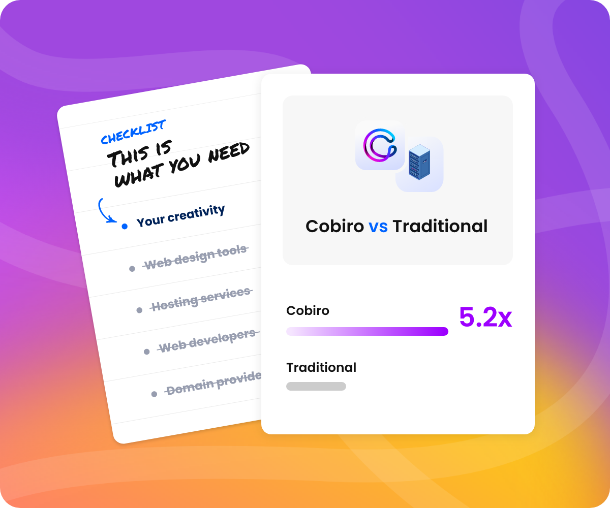 Traditional setups v Cobiro illustration