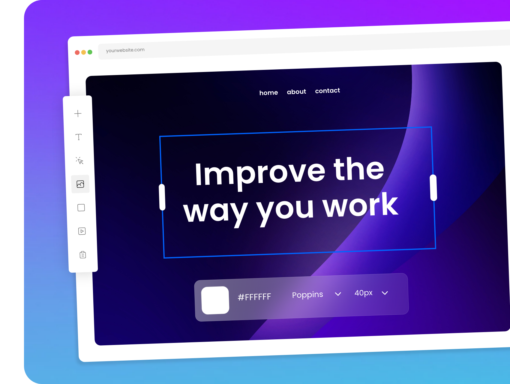 Cobiro's website builder in action
