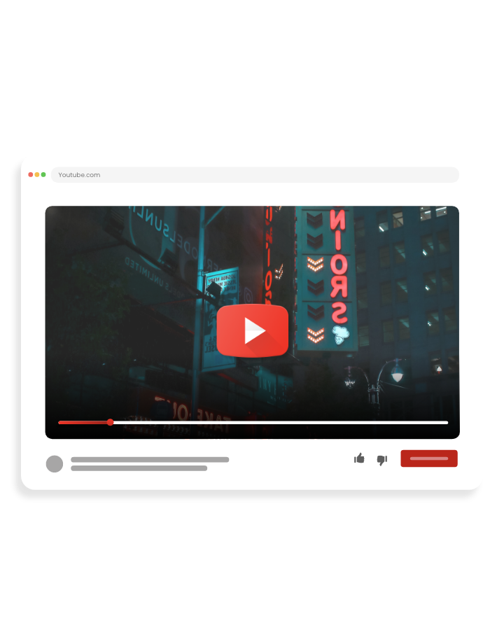 Video embed on Cobiro's website builder