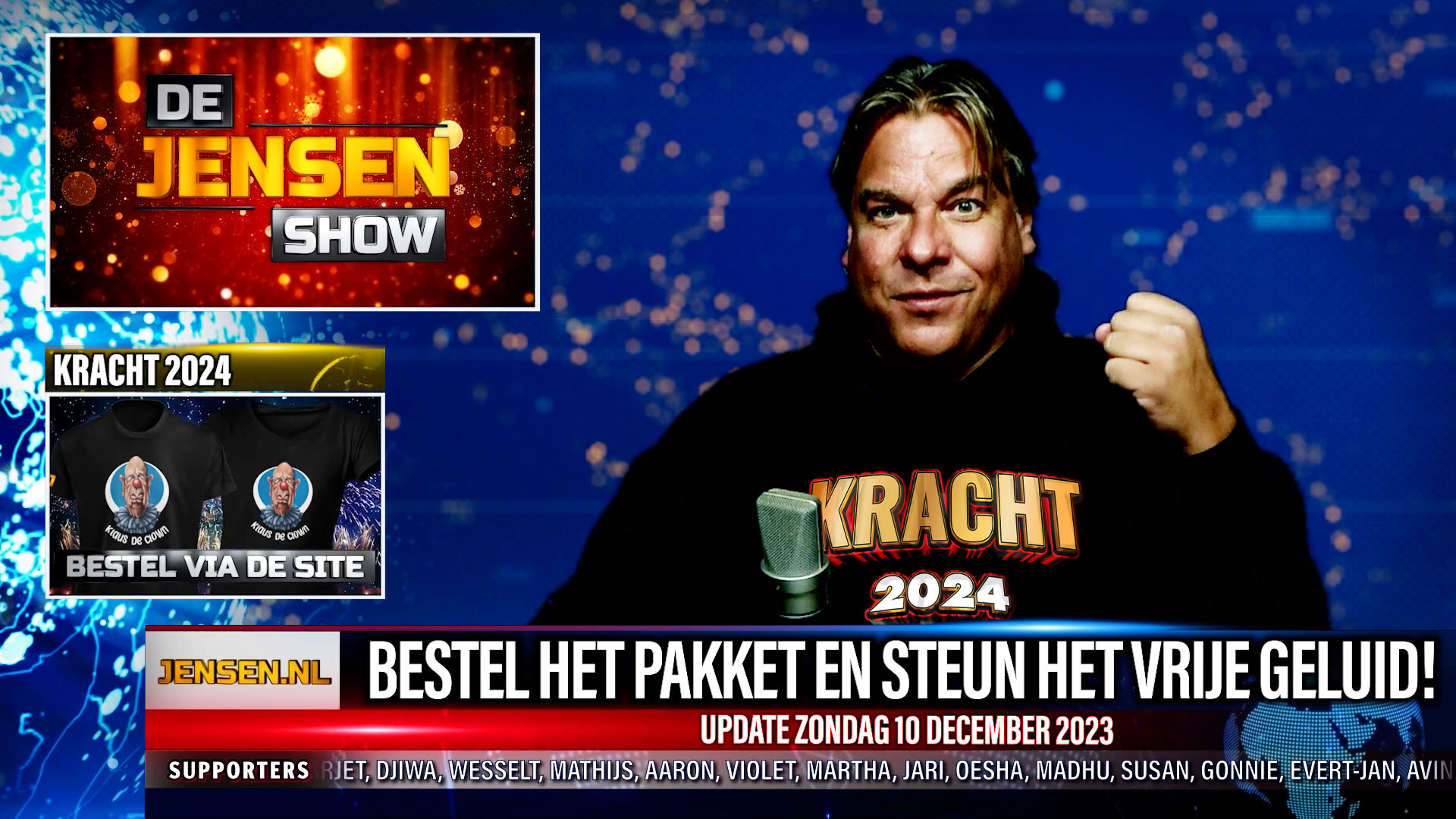 UPDATE ZONDAG 10 DECEMBER 2023