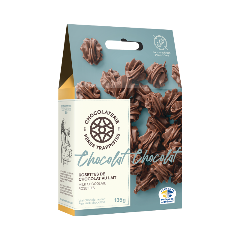 Rosettes de chocolat au lait