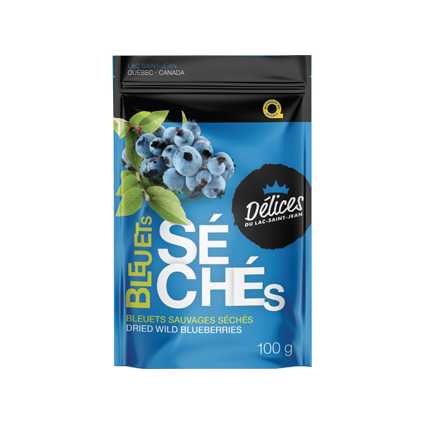 Bleuets séchés 100g - Délices du Lac-Saint-Jean