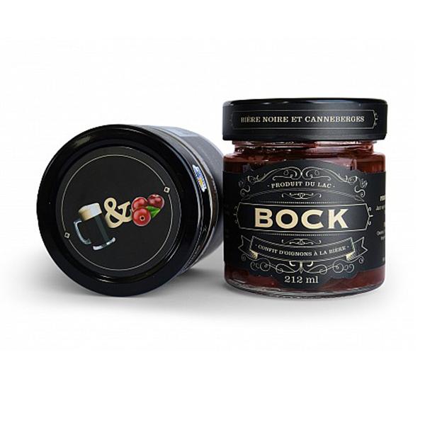 Confit d'oignons à la bière noire et canneberges