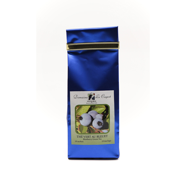 Thé vert au bleuet