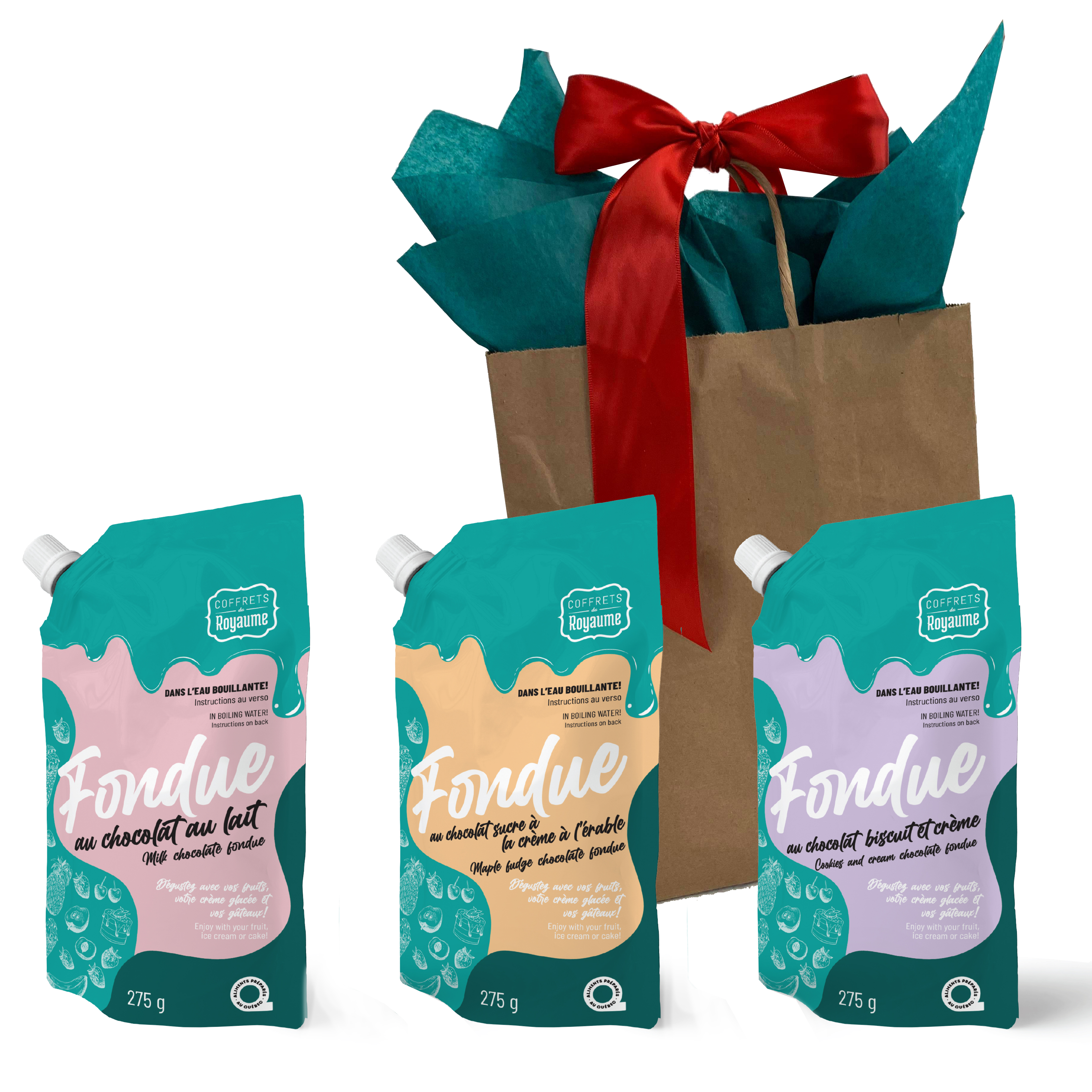 Trio fondue chocolat 