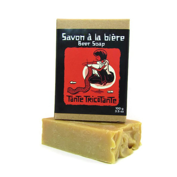 Savon à la bière tante tricotante
