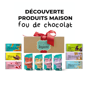 Coffret découverte produits maison - fou de chocolat