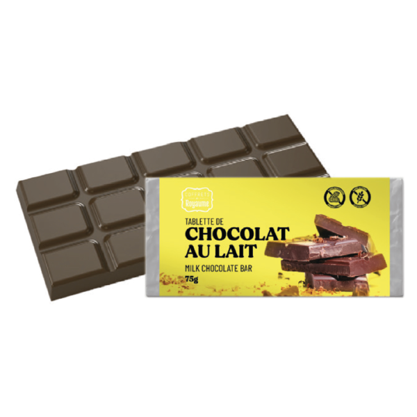 Tablette de chocolat au lait - 75g