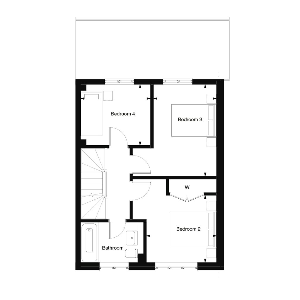 First floor plan for The Wilmington at Templegate
