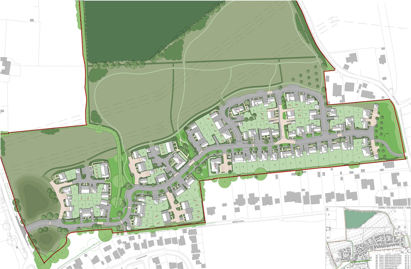 Masterplan for new homes proposed in Horndean, Waterlooville