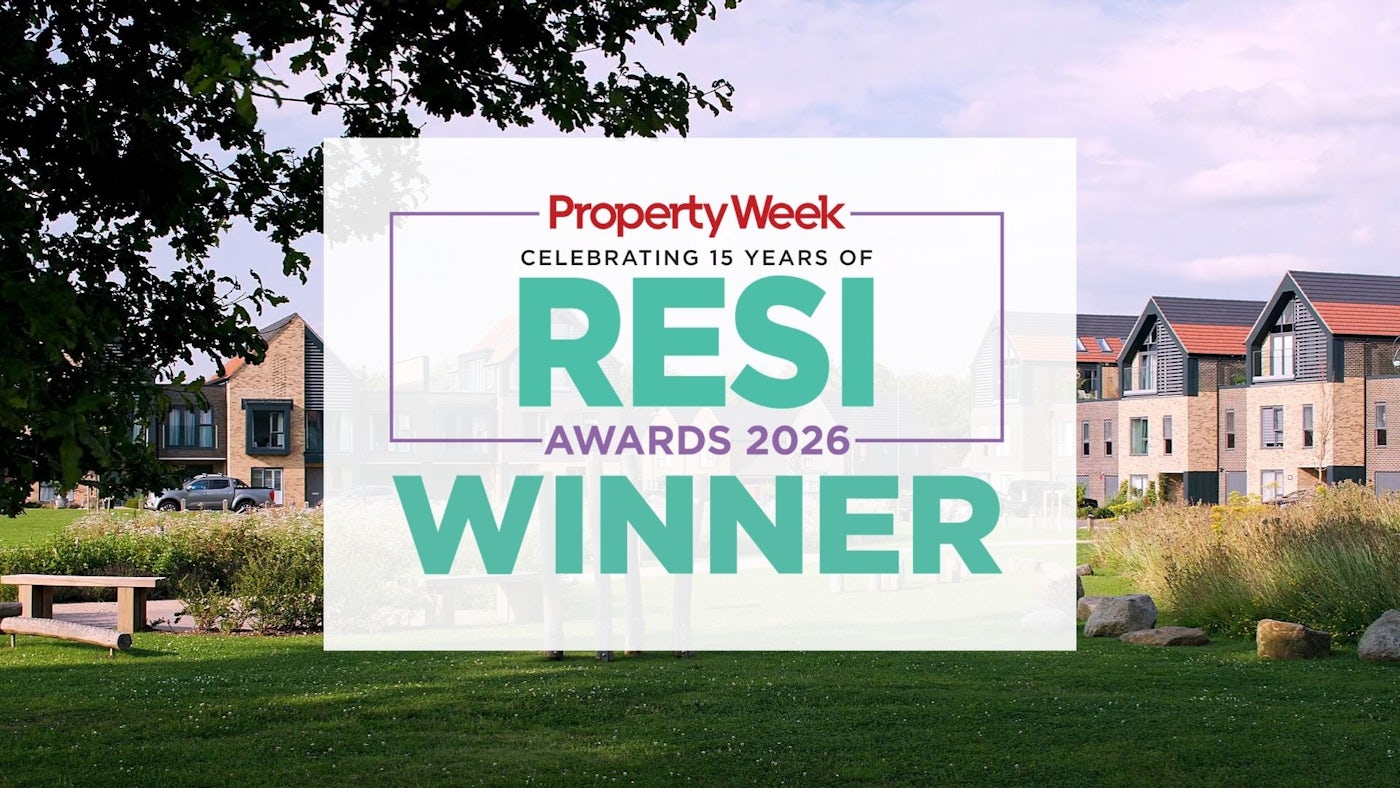 Property Week celebrating 15 years of RESI awards 2026 - winner