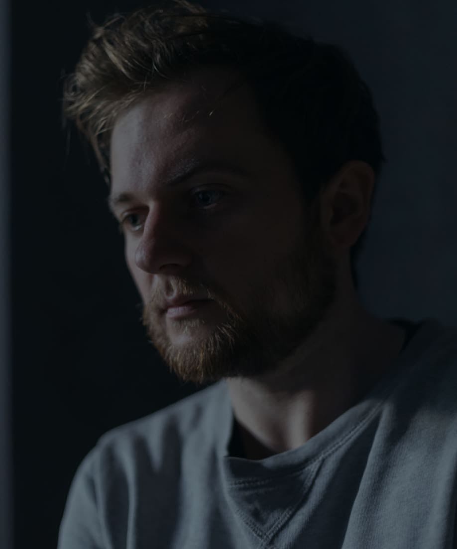 Melancholy man