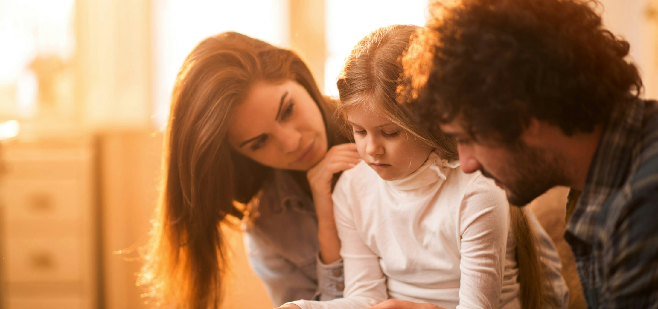 Family Law Appeal Banner - A Dad, Mom, and Daughter