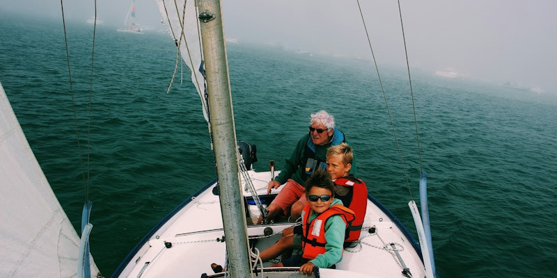 group of people in the yacht