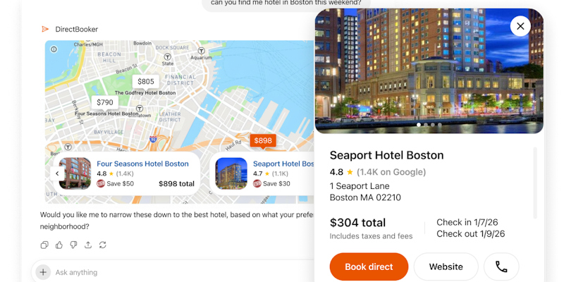 DirectBooker MCP App DirectBooker MCP App
