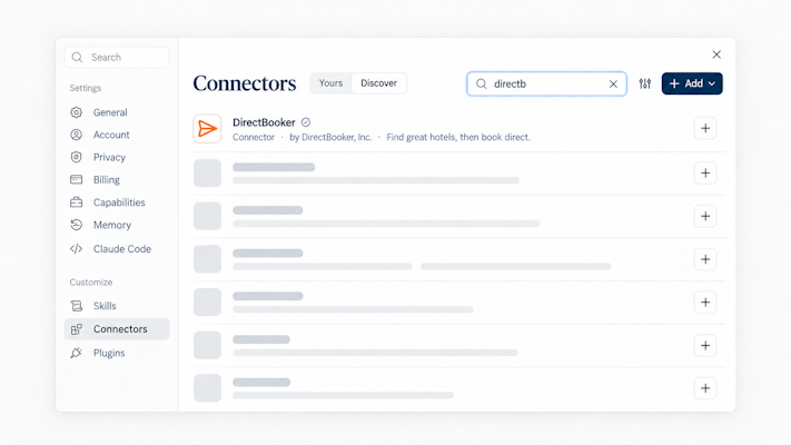 Claude connector directory