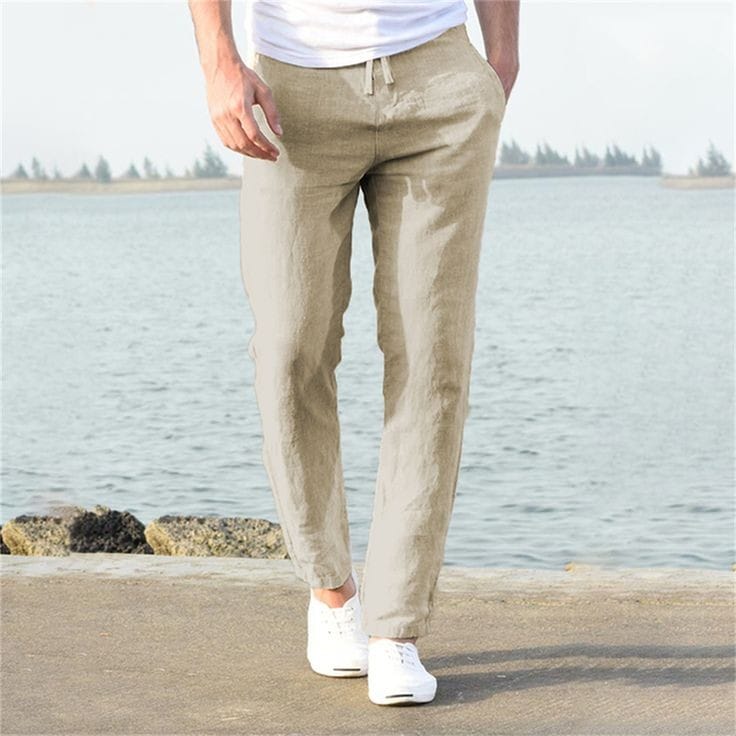 Calça em LinhoSlim