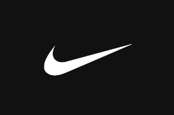 Nike logo accompanying a client testimonial on the Fantasy services page.