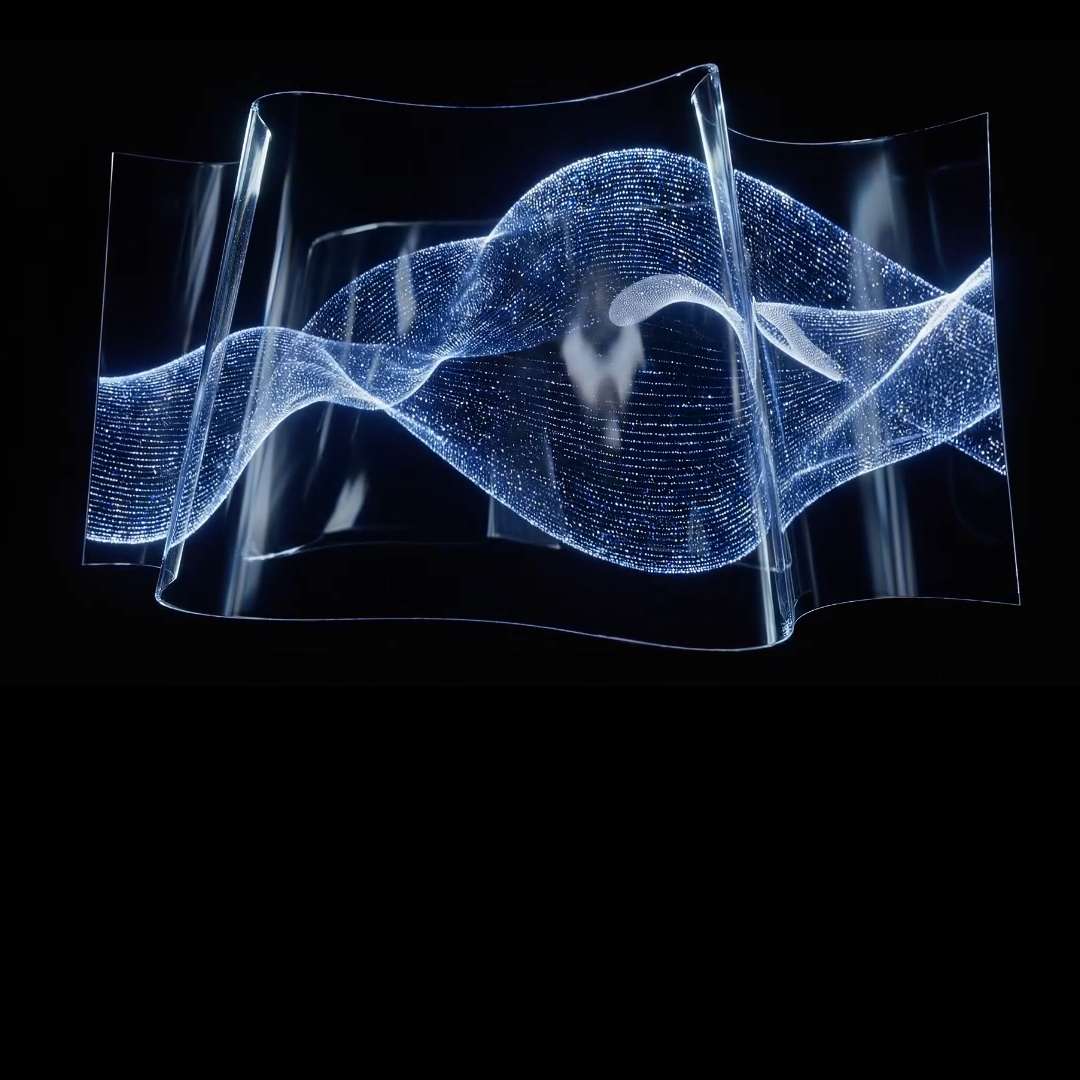 Do Websites Need Pages? article square hero Square hero for the Do Websites Need Pages? article: a flowing particle ribbon forming layered sheets. By Fantasy.