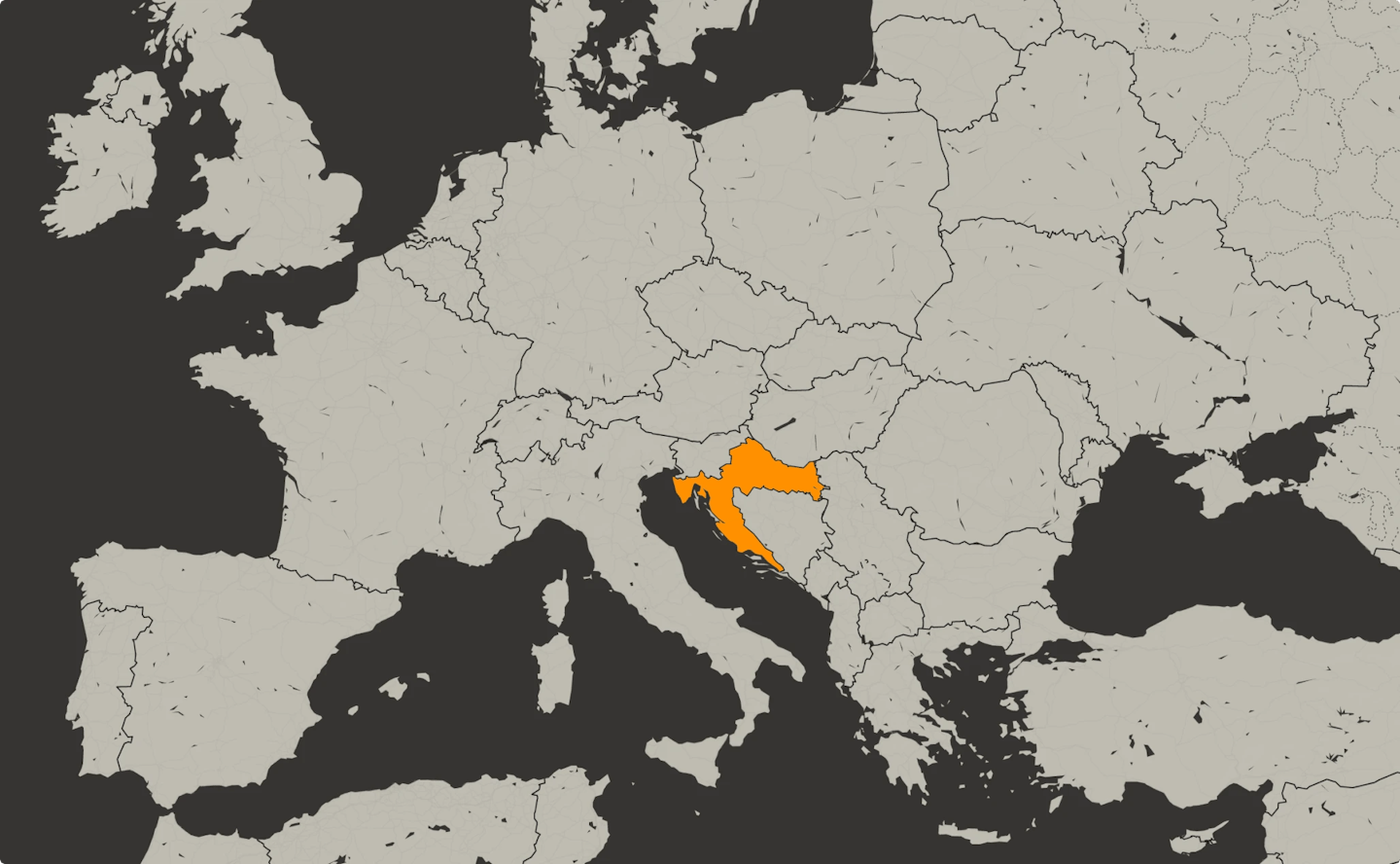 Croatia Location
