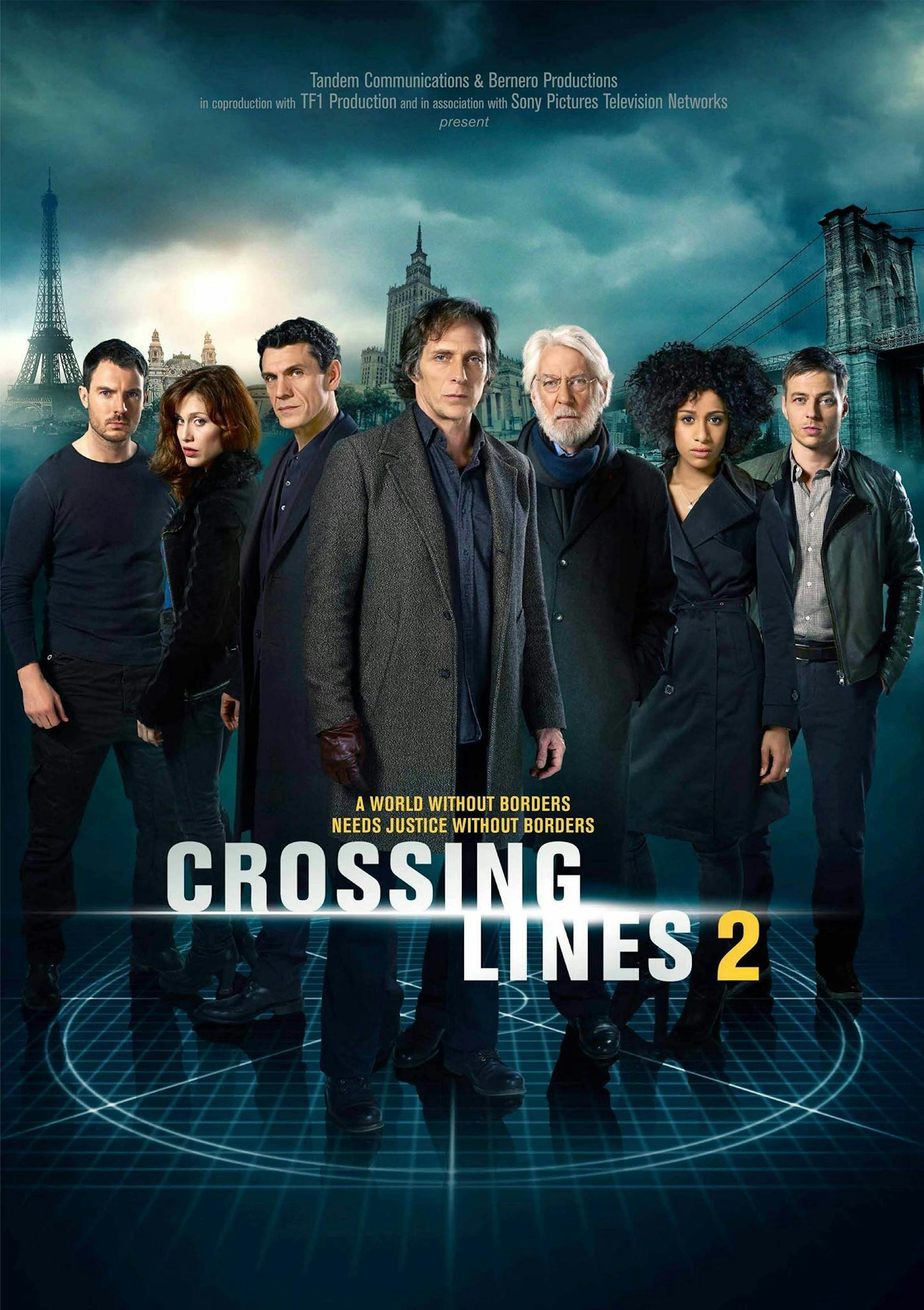 Crossing lines poster