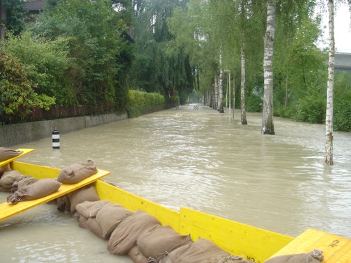 Bild vom Hochwasserereignis 2005