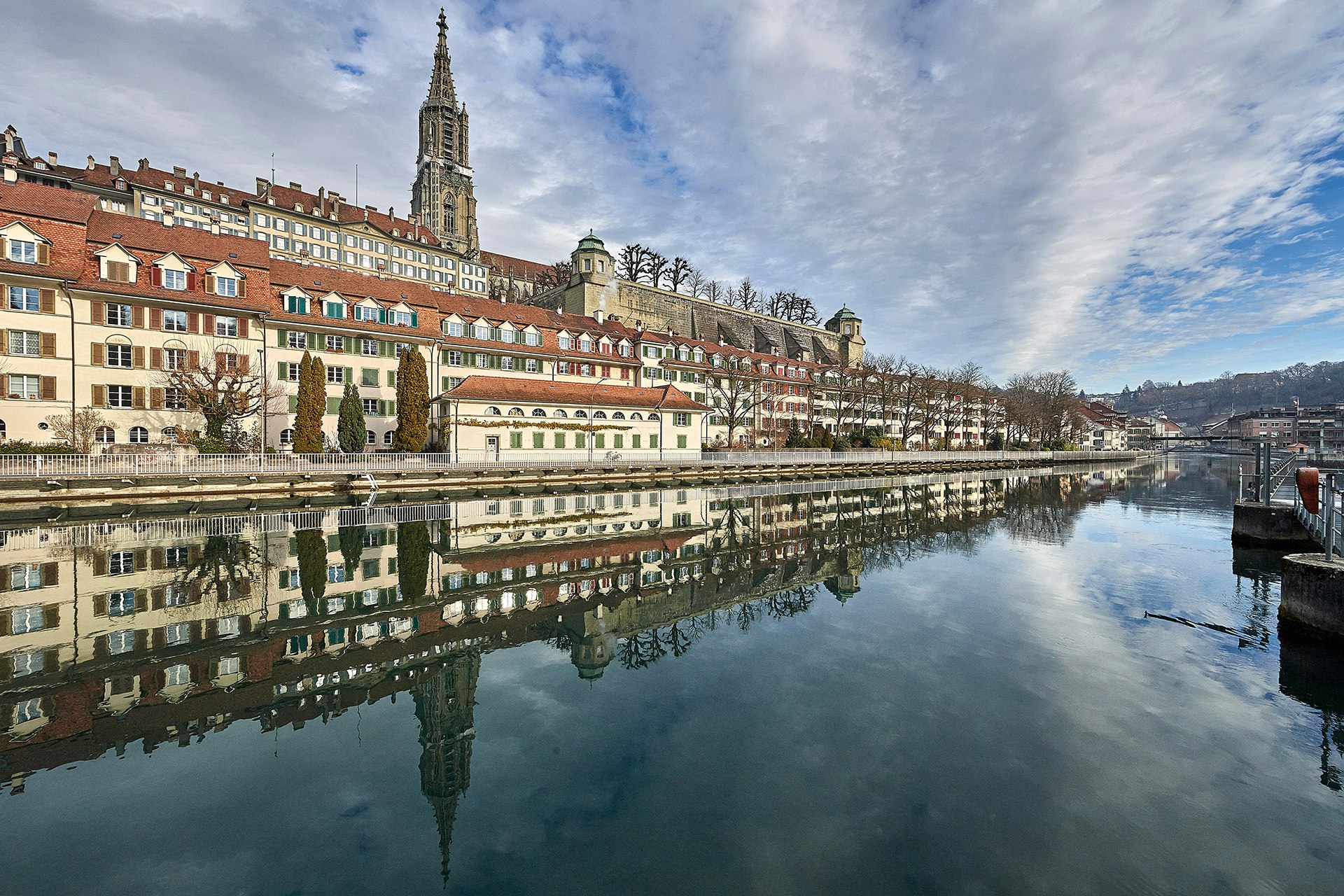 Bild von der Aare an der Aarstrasse