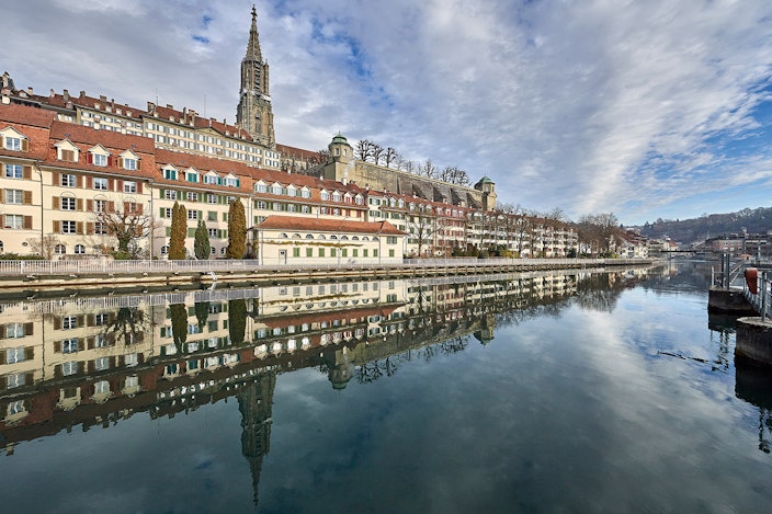 Bild von der Aare an der Aarstrasse