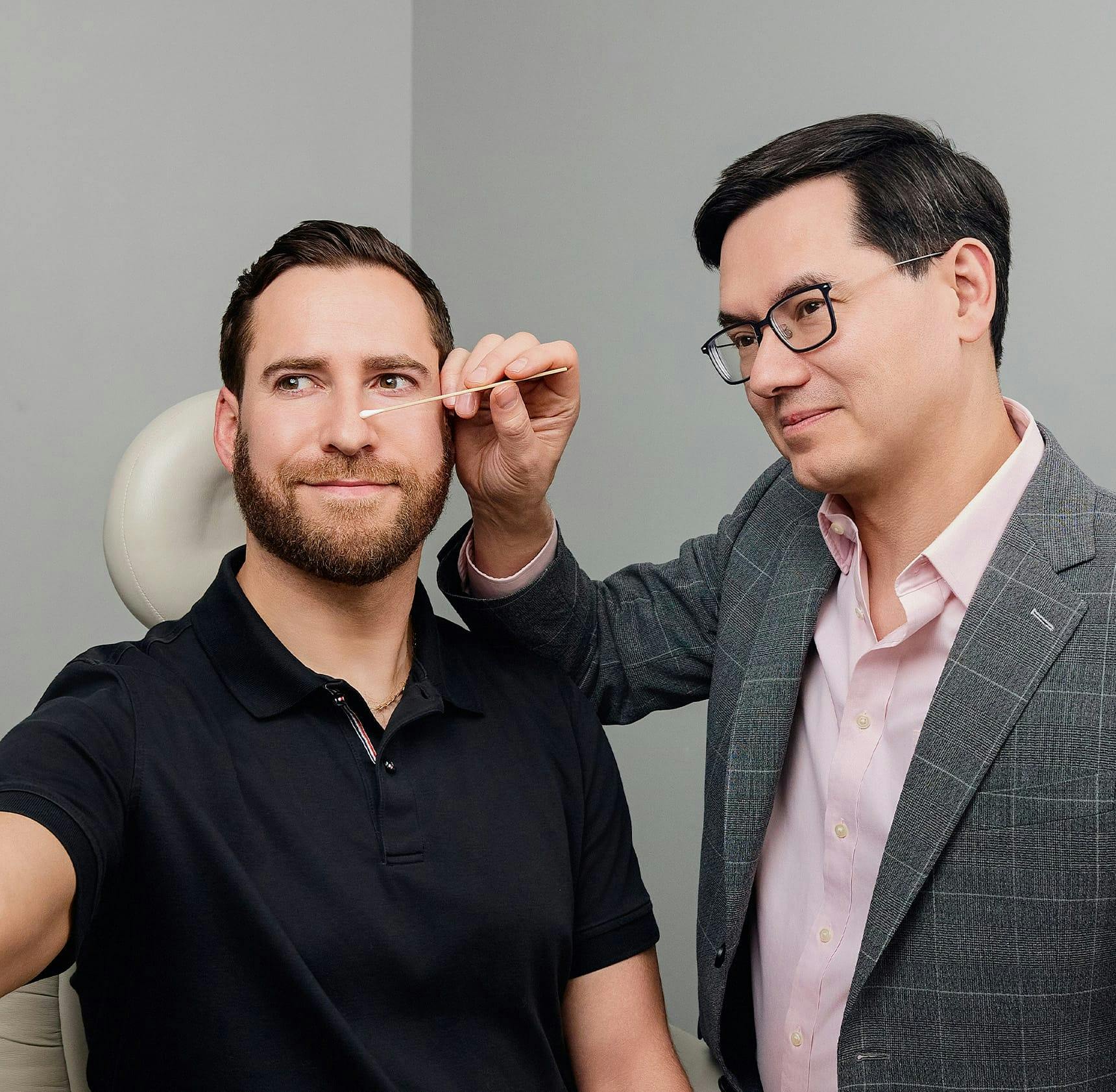 Dr. Leong with his male client