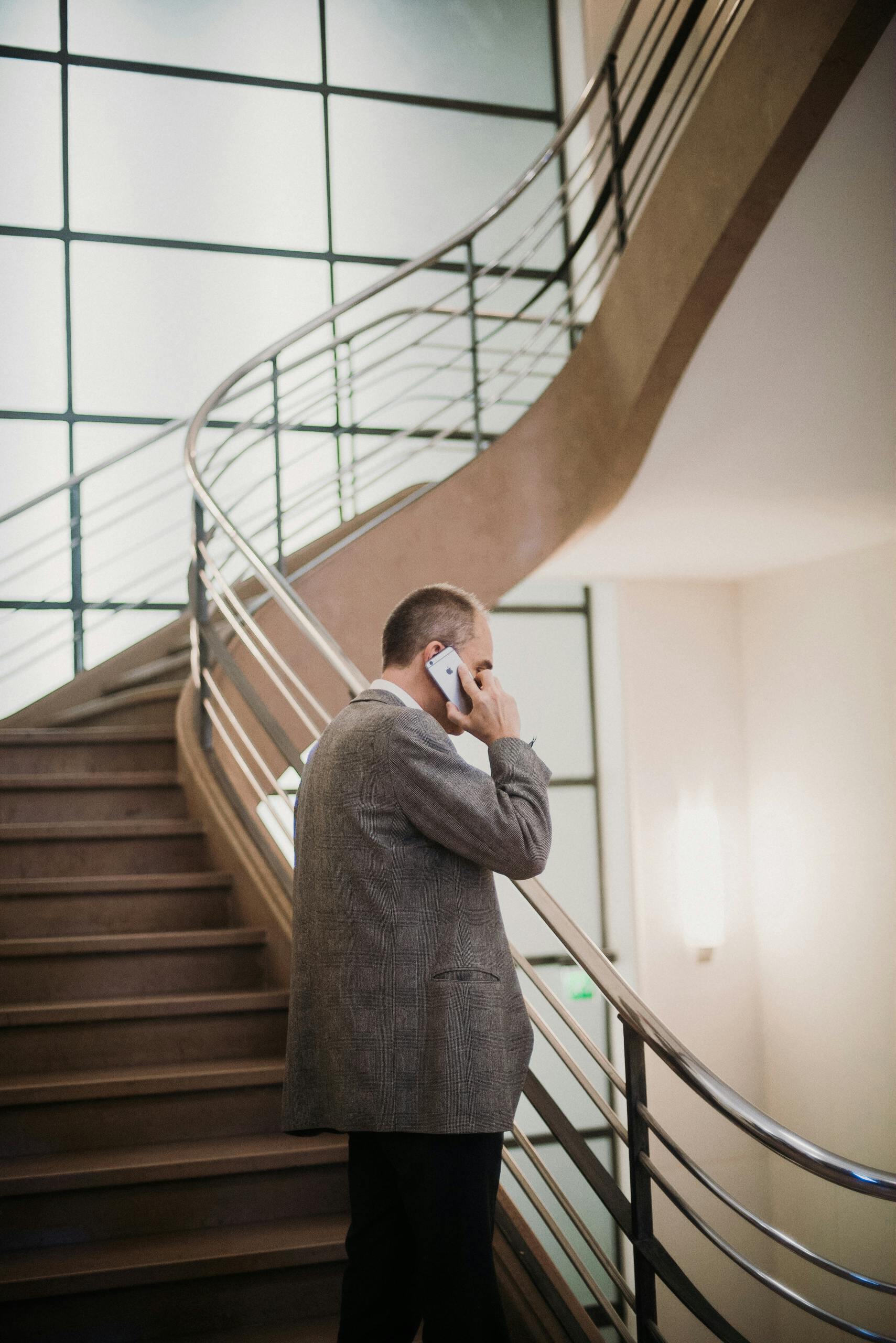 Man on the phone