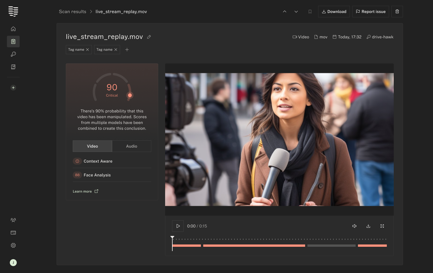 RealScan: Fast, Accessible Deepfake Detection for Any Team