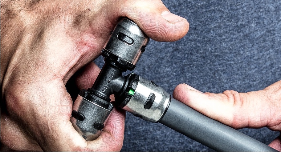 Fabricate and install non-ferrous piping systems - Auspex, REHAU, B Press and Evopex 