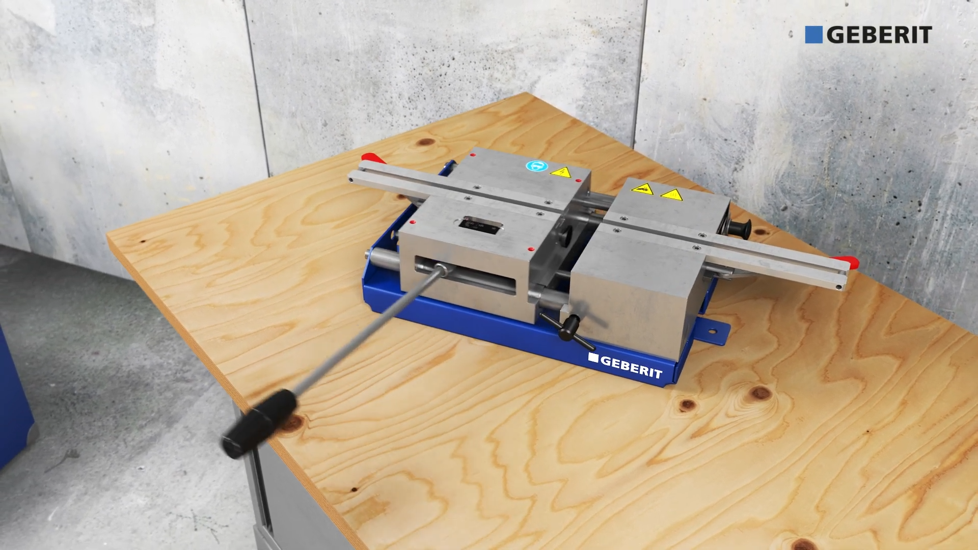 Geberit media butt welding functionality