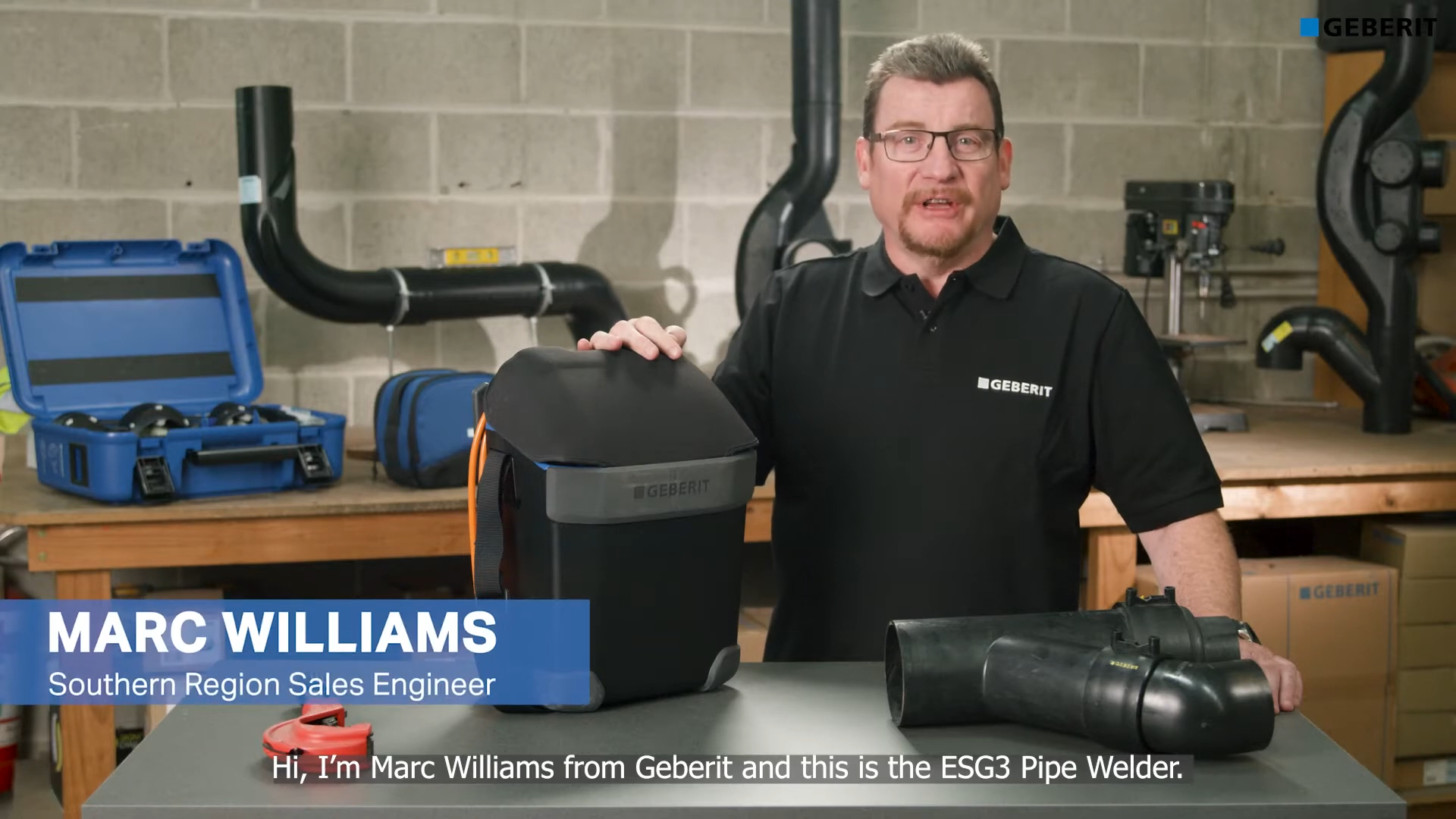 Geberit ESG3 pipe welder - features & benefits