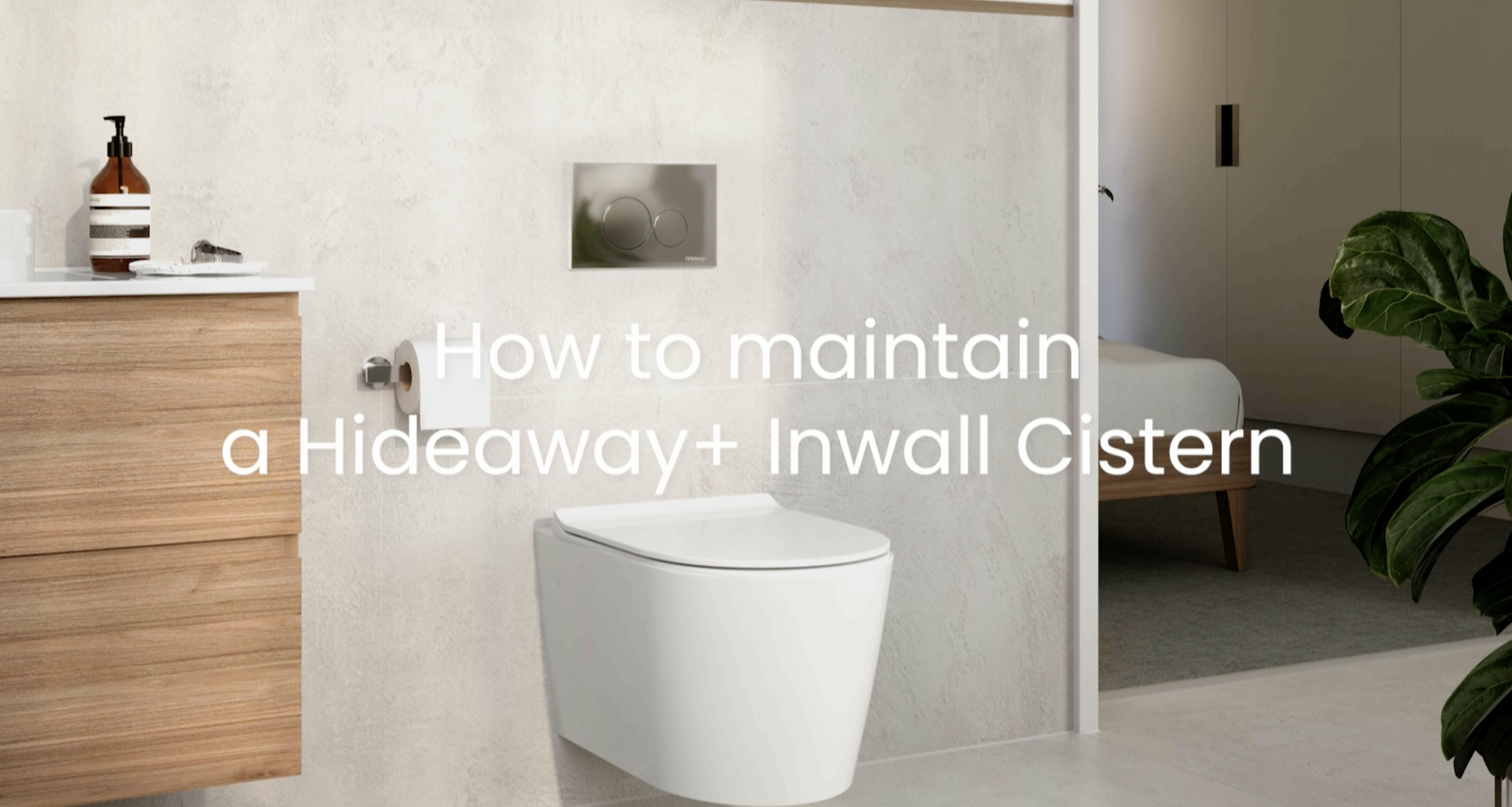 How to service a Hideaway+ in-wall cistern