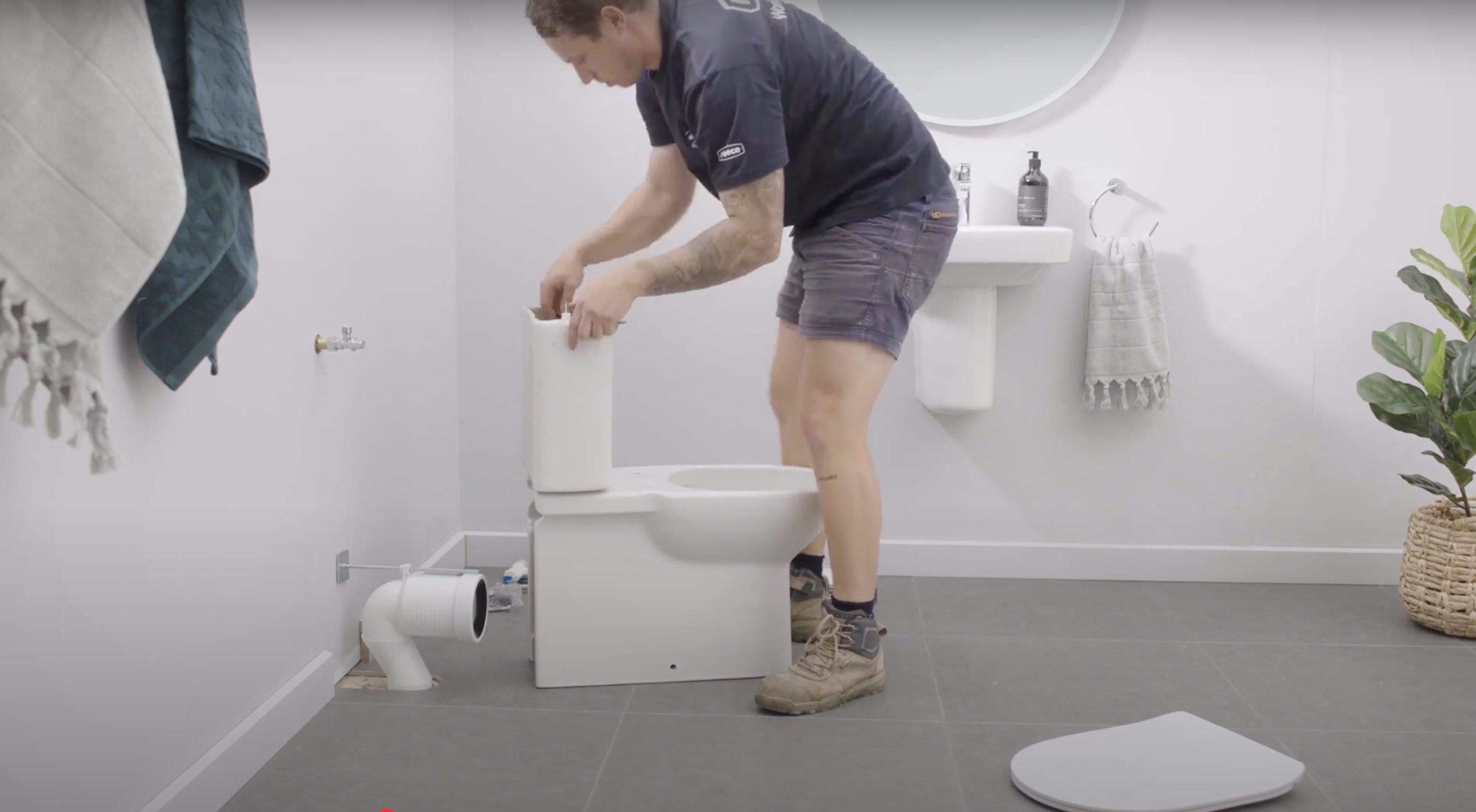 How to install a Roca Debba CC BTW and CC toilet suite