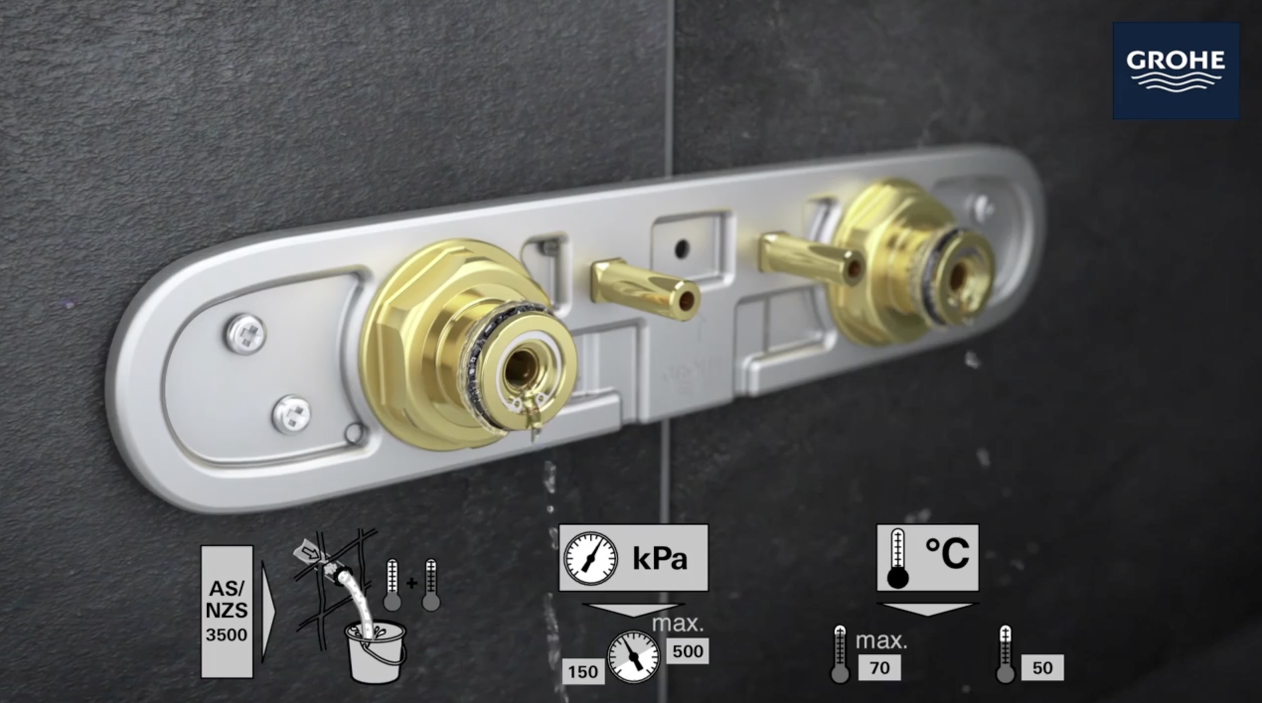 Grohe SmartControl shower installation