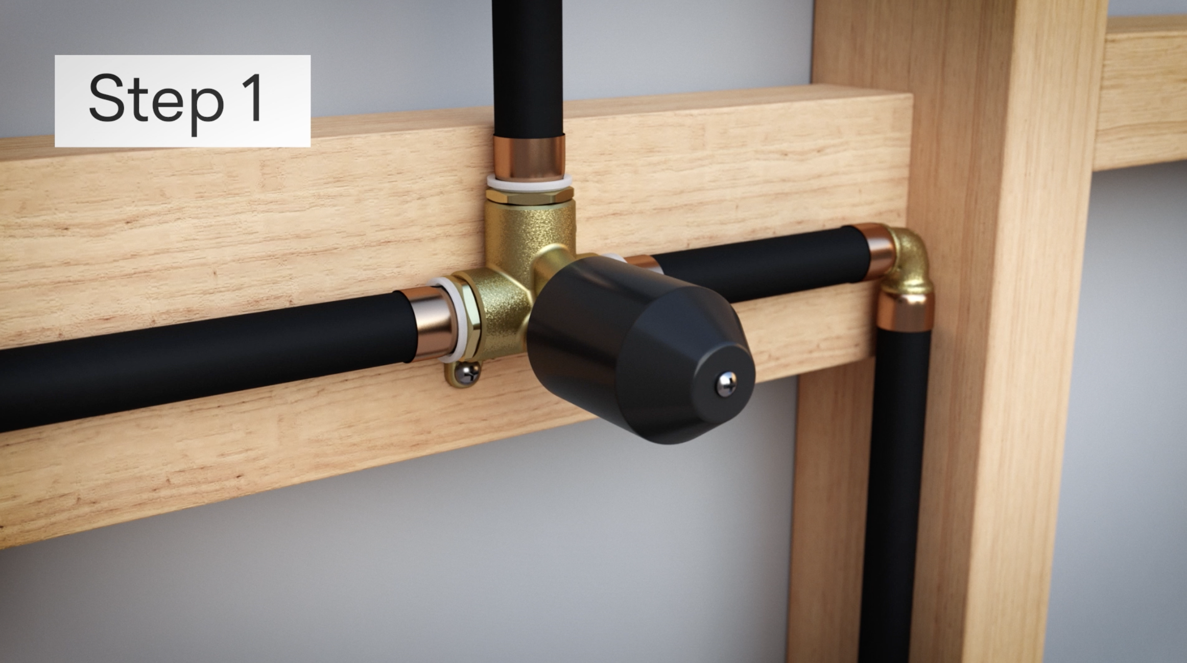 Mizu universal in-wall body installation 