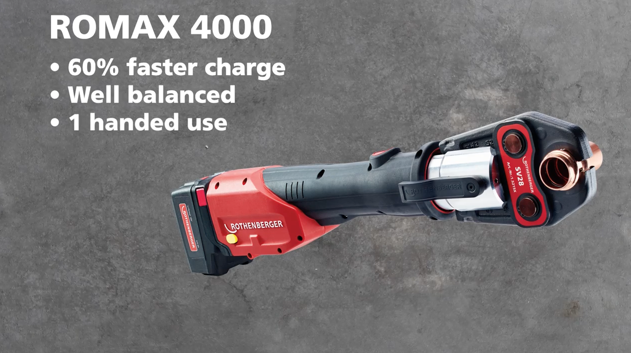 Rothenberger Romax 4000 press tool