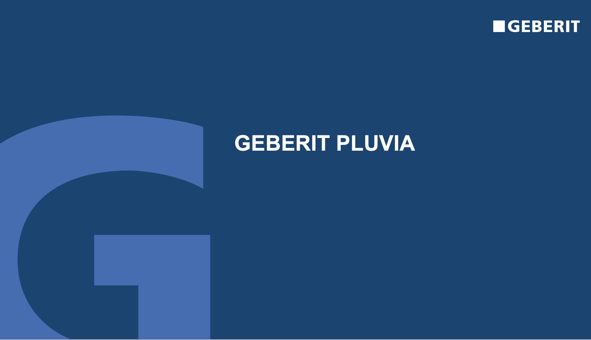 Gerberit pluvia training 