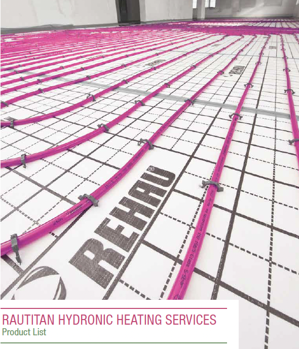 Rehau Rautitan hydronic heating products