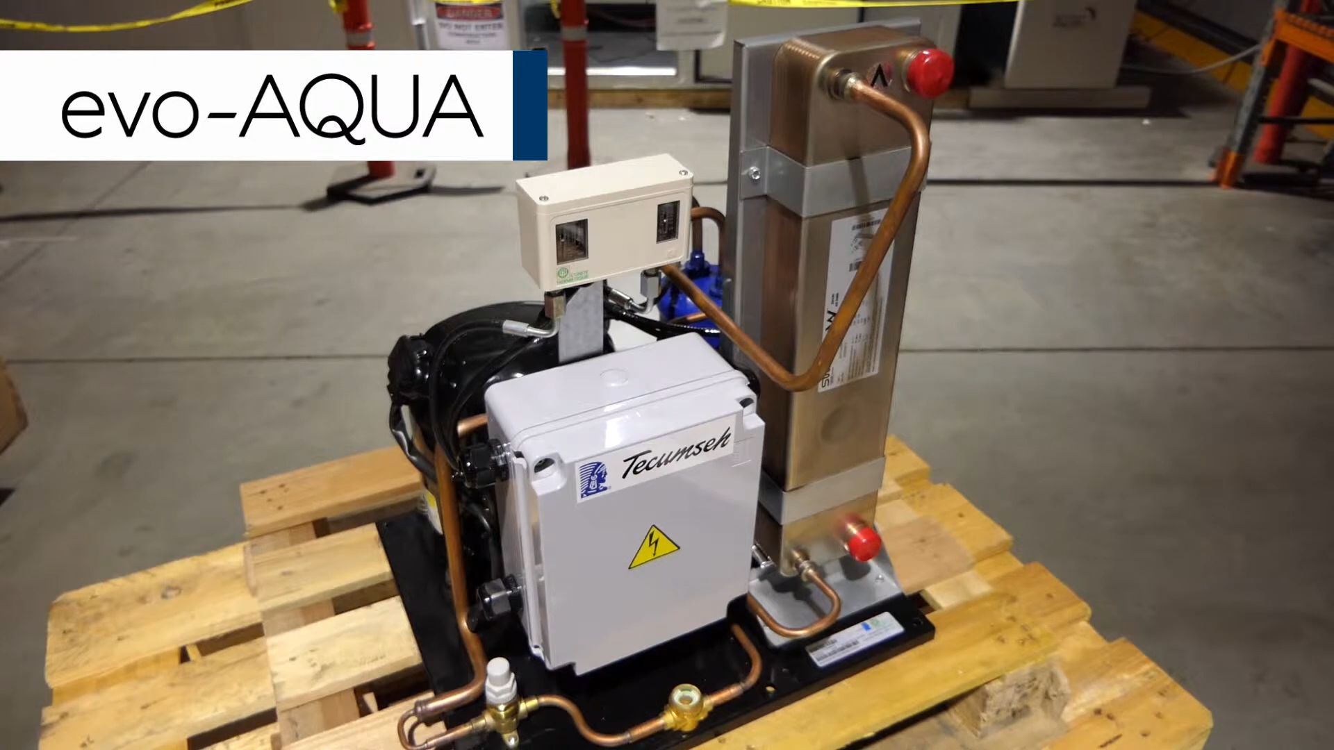 Tecumseh Evo Aqua water cooled condensing unit