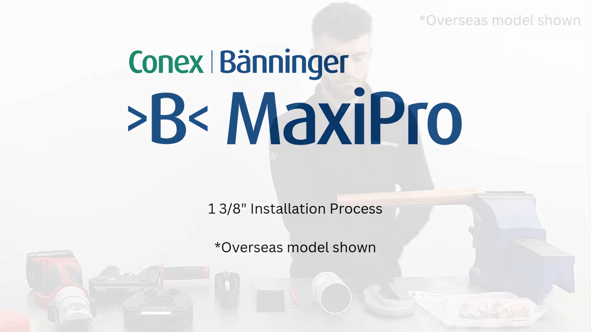 >B< MaxiPro 1 3/8" installation process