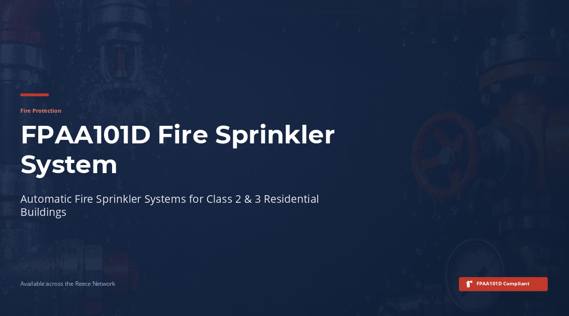 CPCPCFS3037 Fire Sprinkler System
