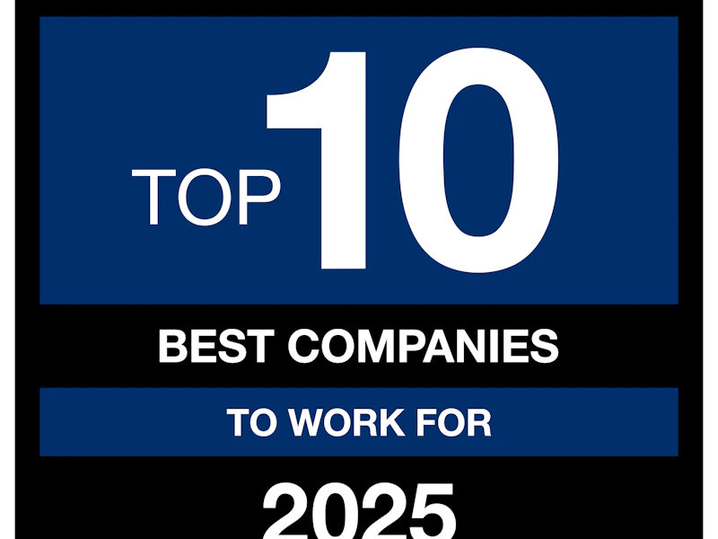 Top 10 Best Companies To Work For In Hospitality And Leisure 2025 Award Logo