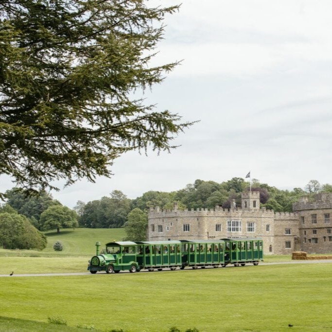 Elsie the Castle Train at Leeds Castle near Kent
