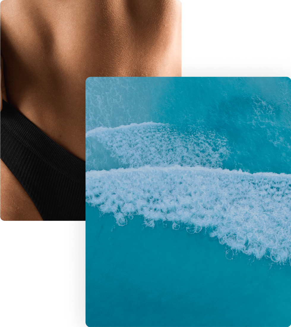 ocean / close up of stomach