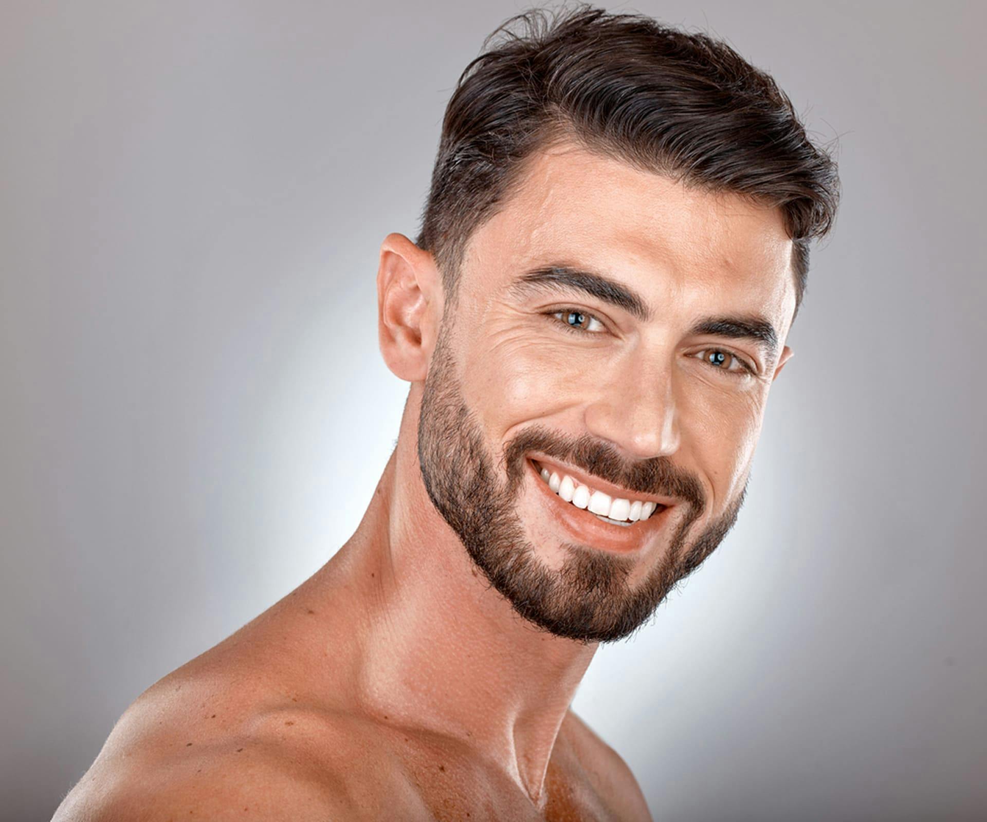 man smiling