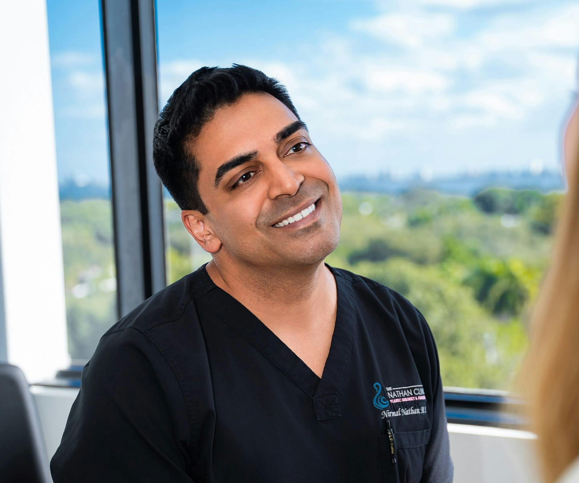 Dr. Nathan smiling