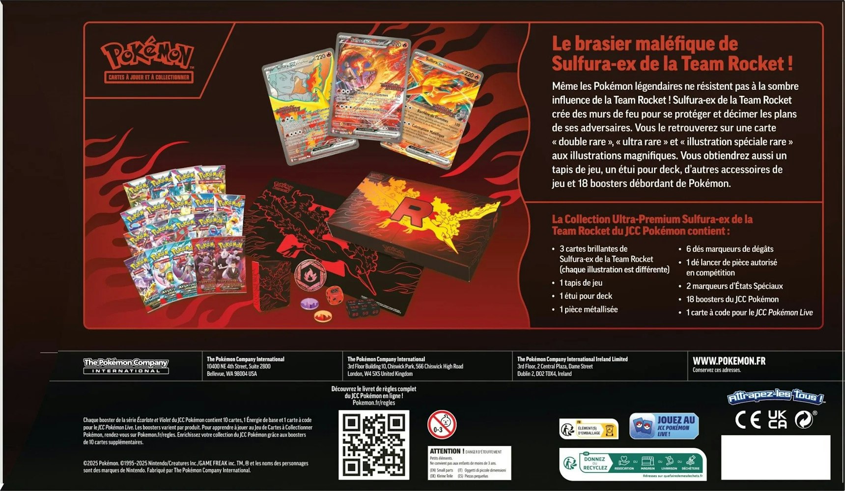 Back of Moltres Ultra Premium Collection
